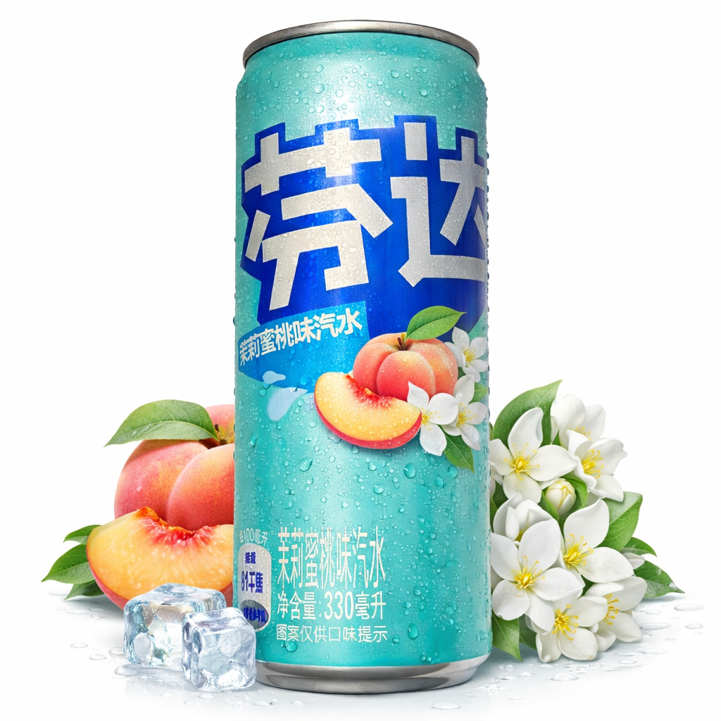 Fanta Pfirsich & Jasminblüten 330ml (China)