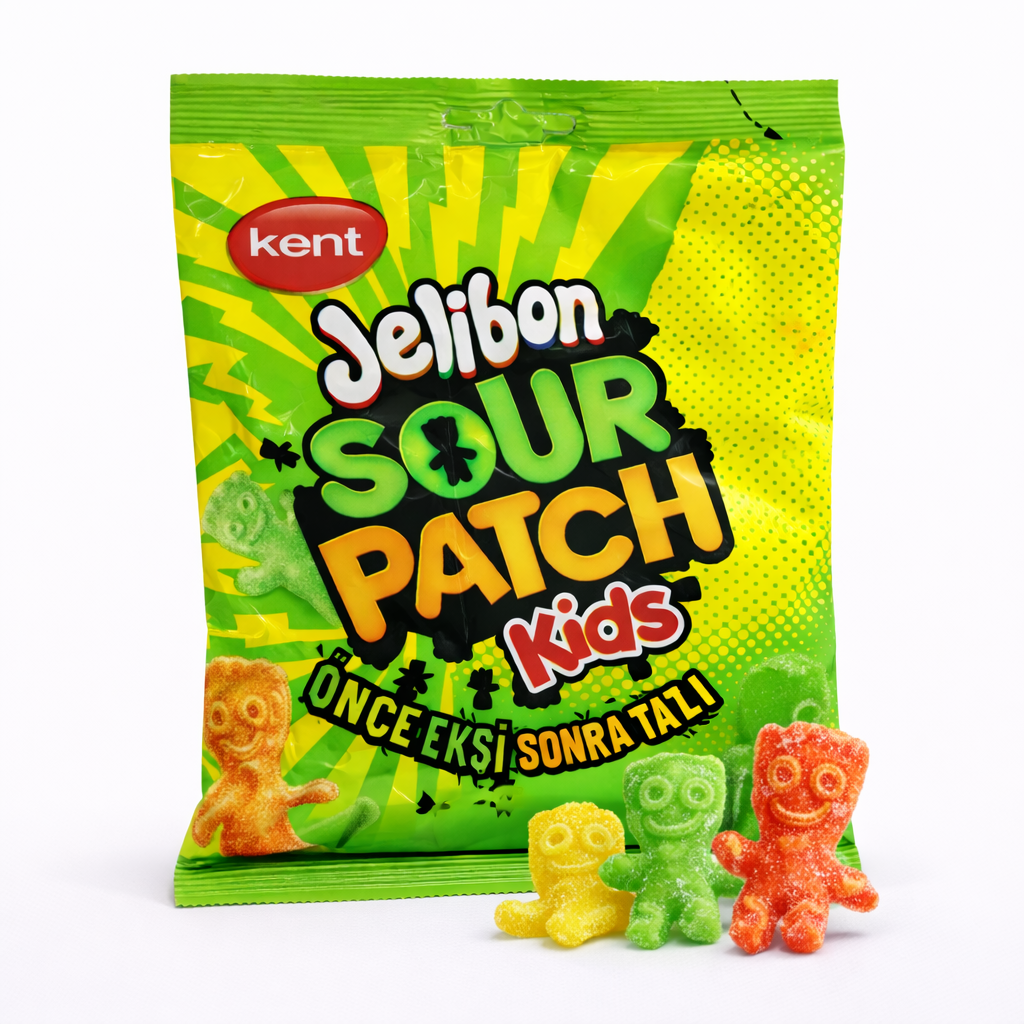 Kent Jelibon Sour Patch Kids 160g (Halal)