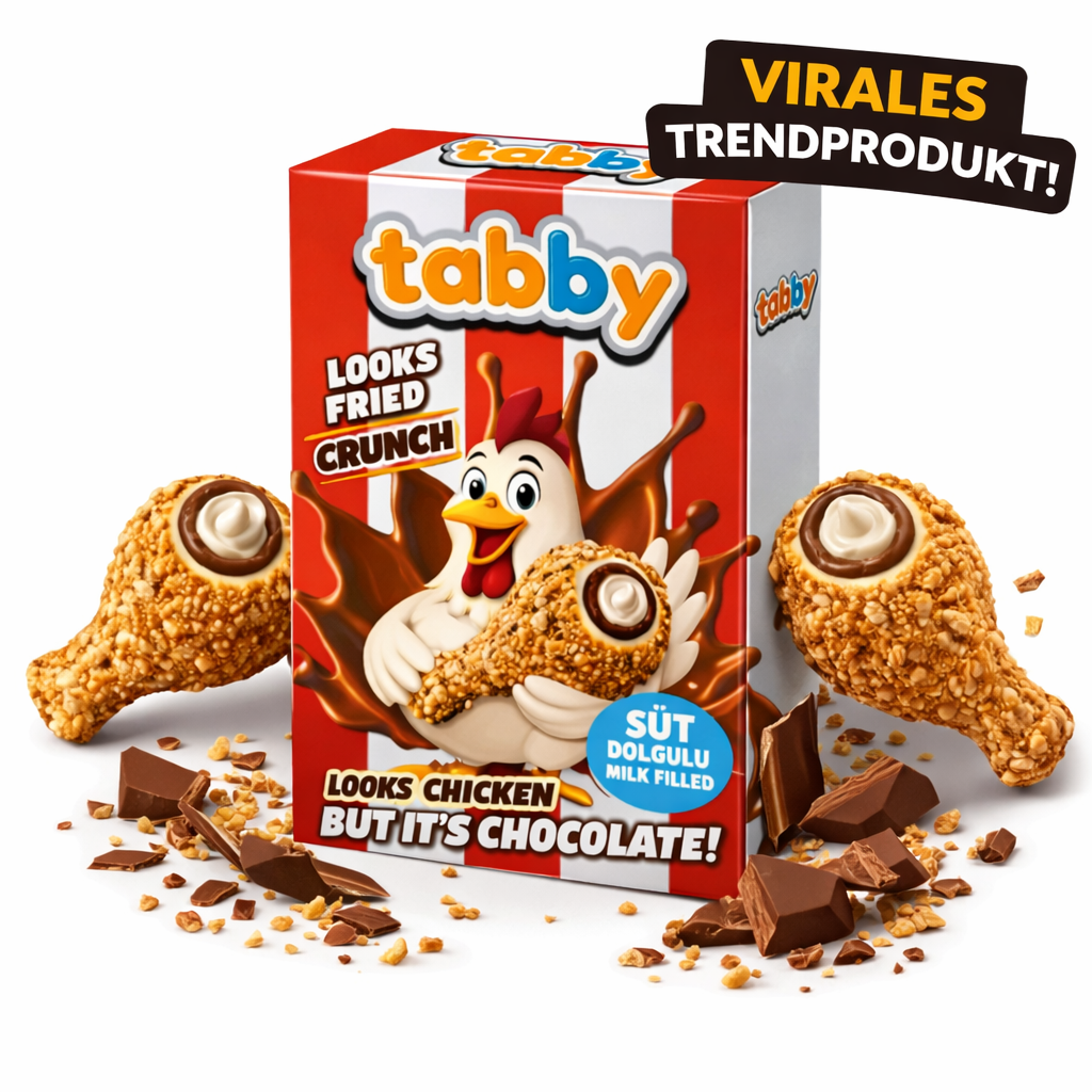 Tabby - Crunch Schokolade (Looks Like Fried Chicken) 50g