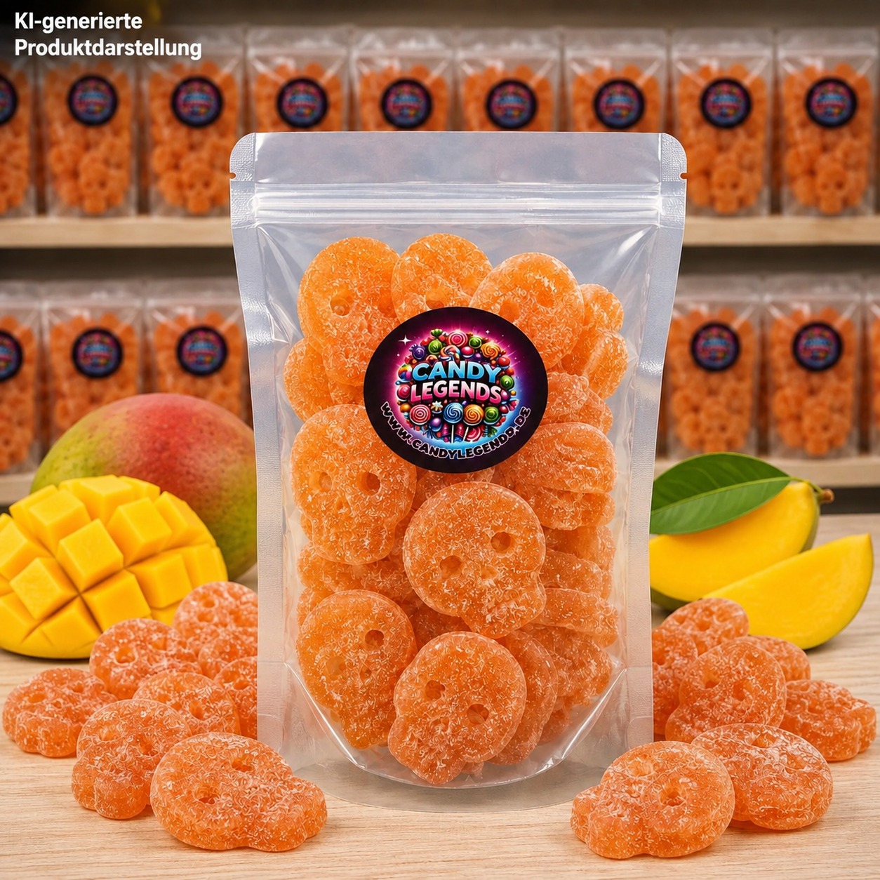Saure Totenköpfe Mango Einzelsorte (Belgien)(Hall)