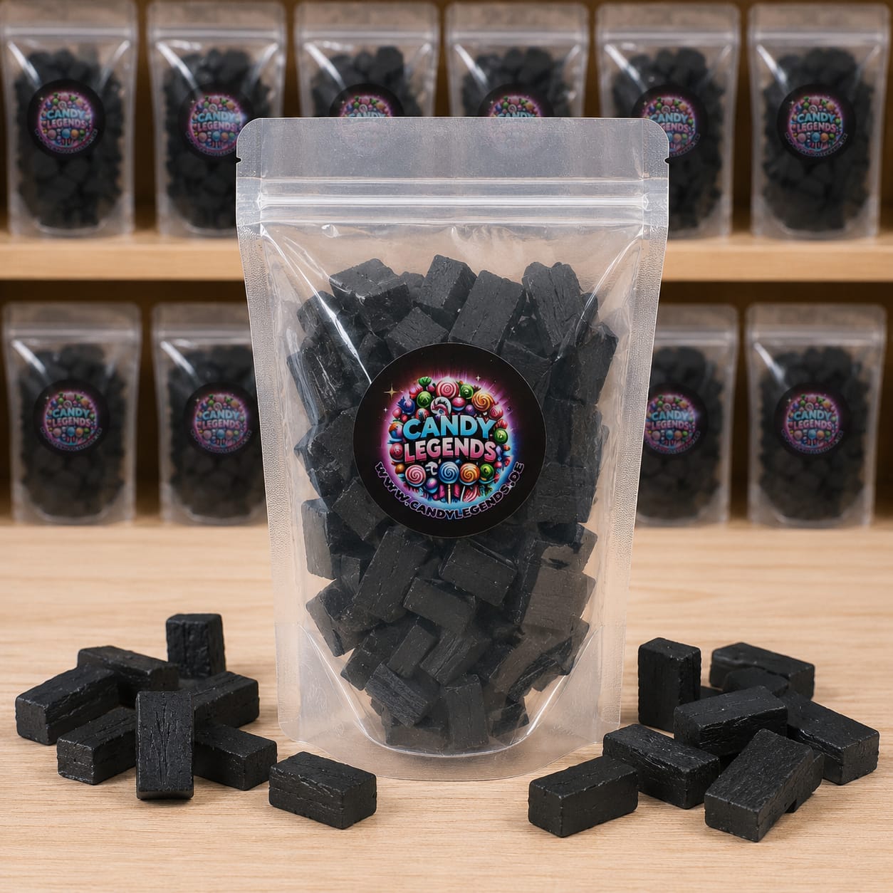 Lakritzwürfel 300g Einzelsorte