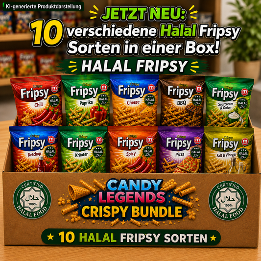 Halal Fripsy Chips Probier Bundle (10 Sorten)