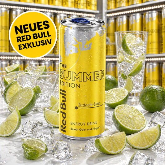 NEU !! Red Bull Summer Edition 2026 Sudachi-Lime (Citrus Zest) 250ml (inkl. Pfand)