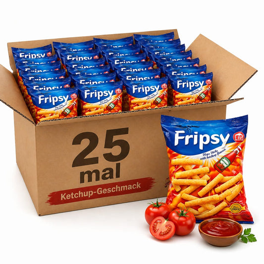 Fripsy - 25x Flips Sticks Ketchup 40g (halal)(Mazedonien)