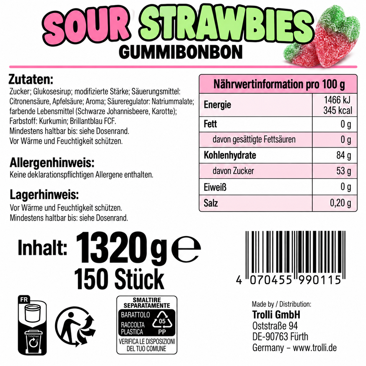 Trolli verschiedene Sorten (975g-1500g)