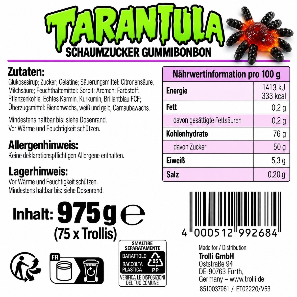 Trolli verschiedene Sorten (975g-1500g)