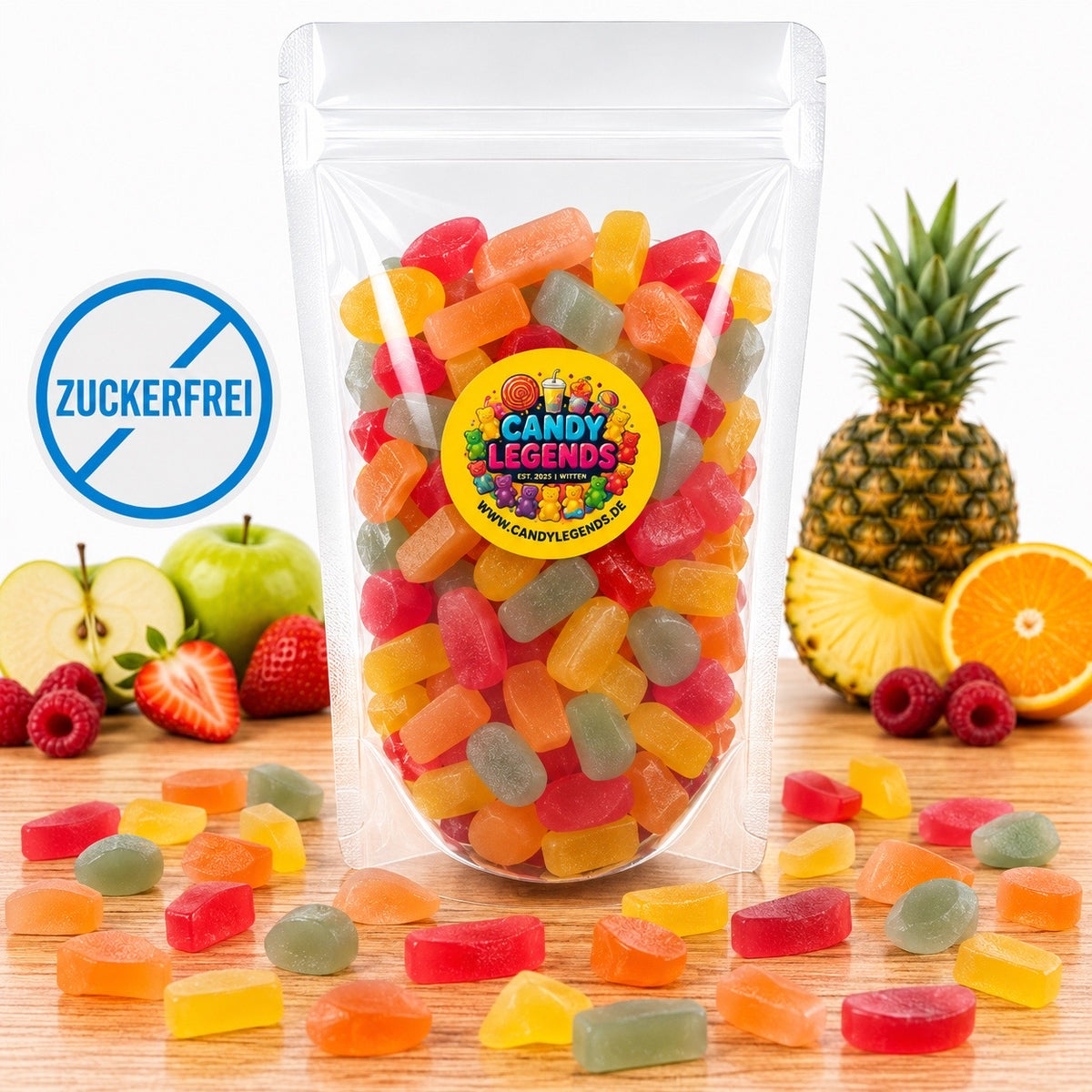 Zuckerfreie Winegums Einzelsorte