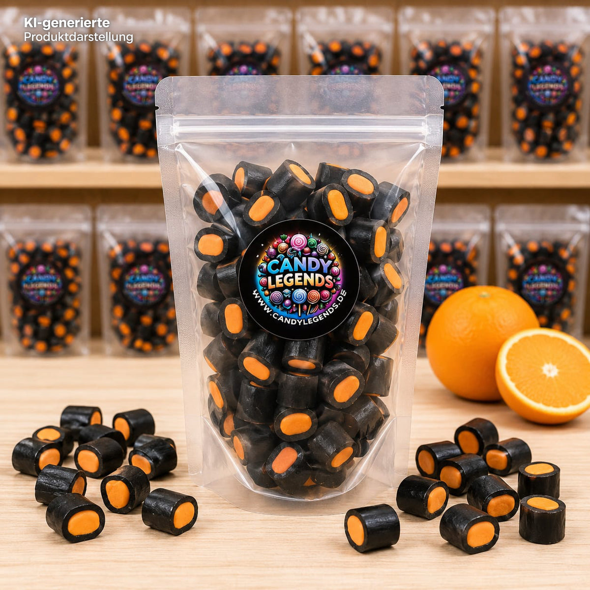 Lakritz Tubes Orange Einzelsorte (Finnland)