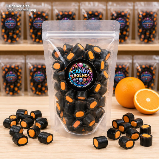Lakritz Tubes Orange Einzelsorte (Finnland)