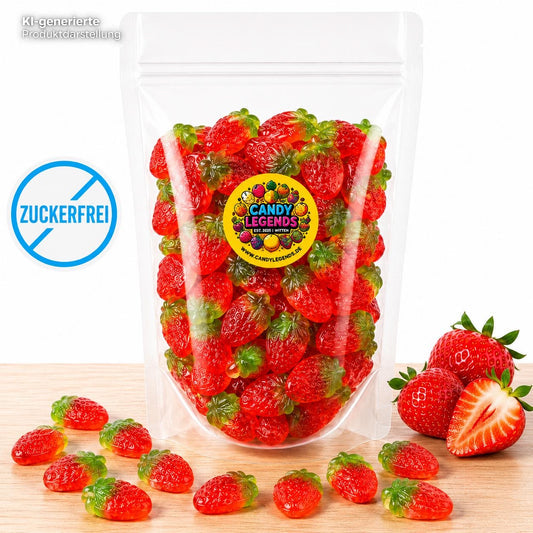 Zuckerfreie Erdbeeren Einzelsorte