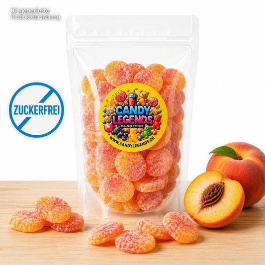 Zuckerfreie Pfirsiche Einzelsorte