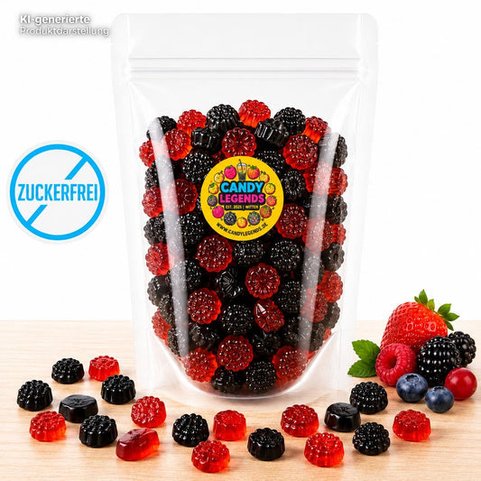 Zuckerfreie Waldbeeren Einzelsorte