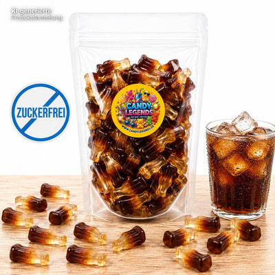 Zuckerfreie Colaflaschen Einzelsorte