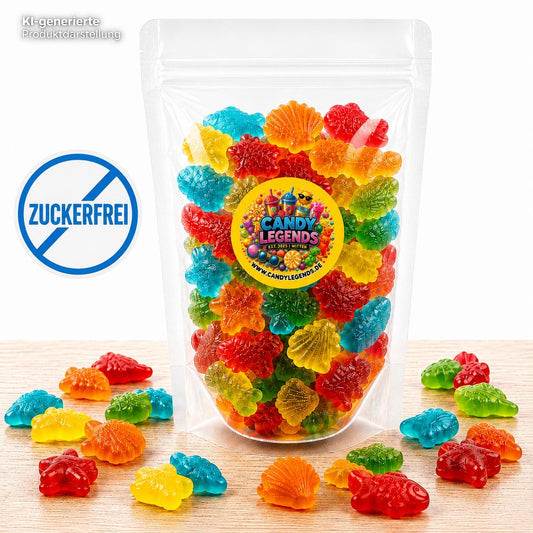 Zuckerfreie Meerestiere Einzelsorte