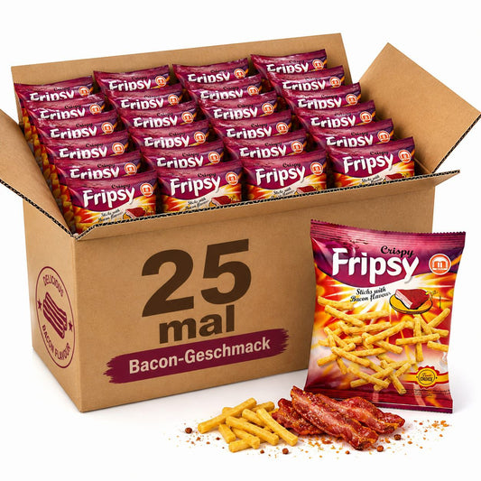 Fripsy - 25x Bacon Sticks 50g (halal)(Mazedonien)