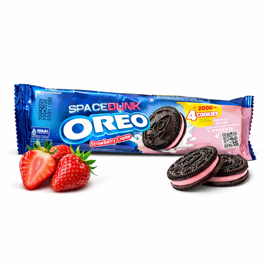 Oreo Space Dunk - Strawberry Cream 36,8g (Halal)(Indonesien)