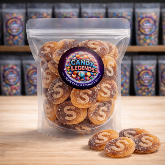 Saure Cola-Pfirsich Taler 300g Einzelsorte
