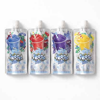 Frosty Slush Eis Bundle 600g (4 Sorten)♻️