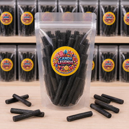 Lange Lakritz Stangen salzig 300g Einzelsorte
