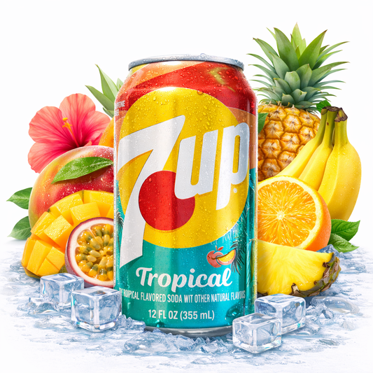 7Up Tropical 355ml (USA)