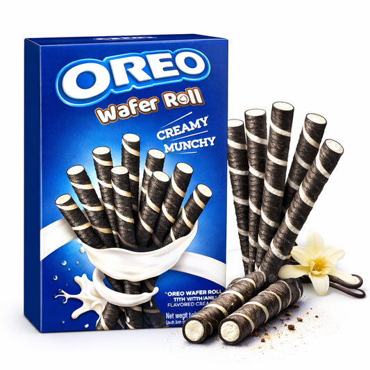 Oreo Wafer Roll Creamy Munchy Vanille 54g
