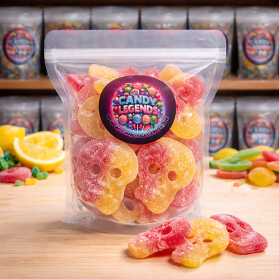 Saure Bubs Totenköpfe 300g Einzelsorte (vegan)