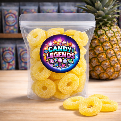 Saure Ananas Ringe 300g Einzelsorte