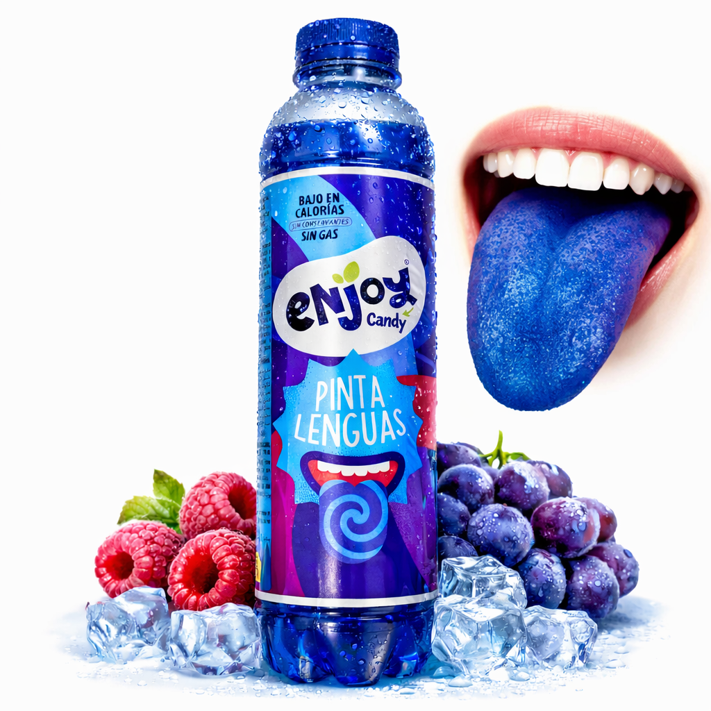 Enjoy Candy Tongue Painter - Blue 400ml (Spanien)