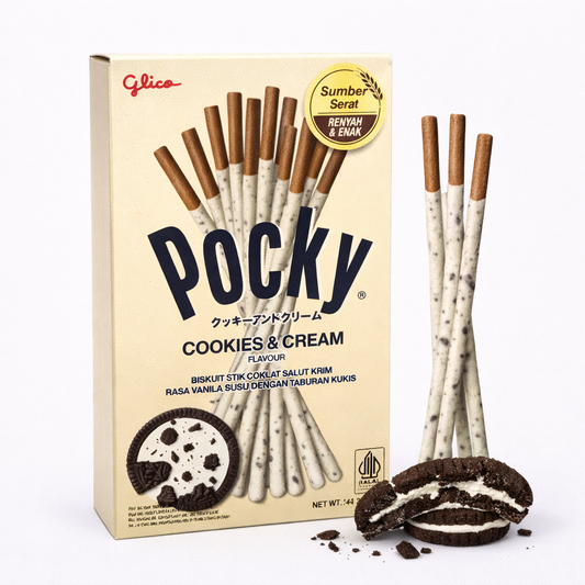 Pocky Cookies & Cream Sticks 40g